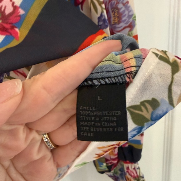 Jealous Tomato Floral Print Blouse - Multicolor - Picture 5 of 8
